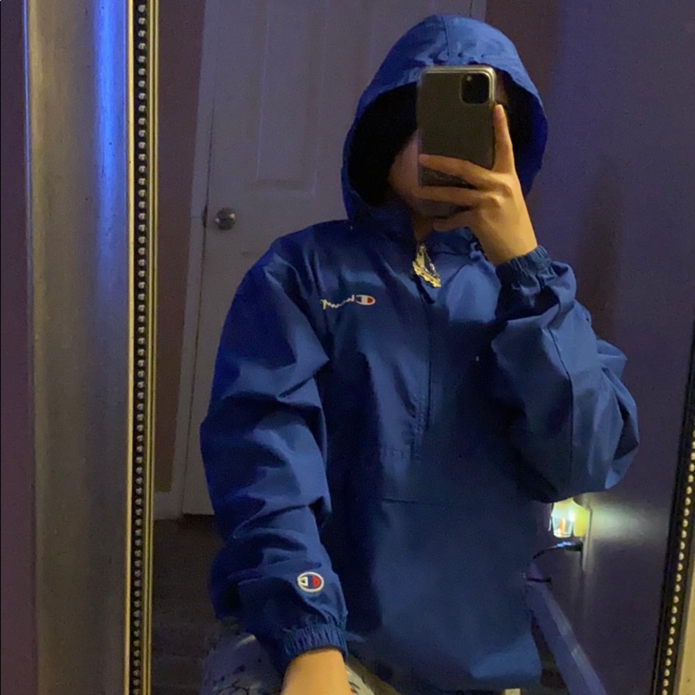 Royal blue Champion jacket